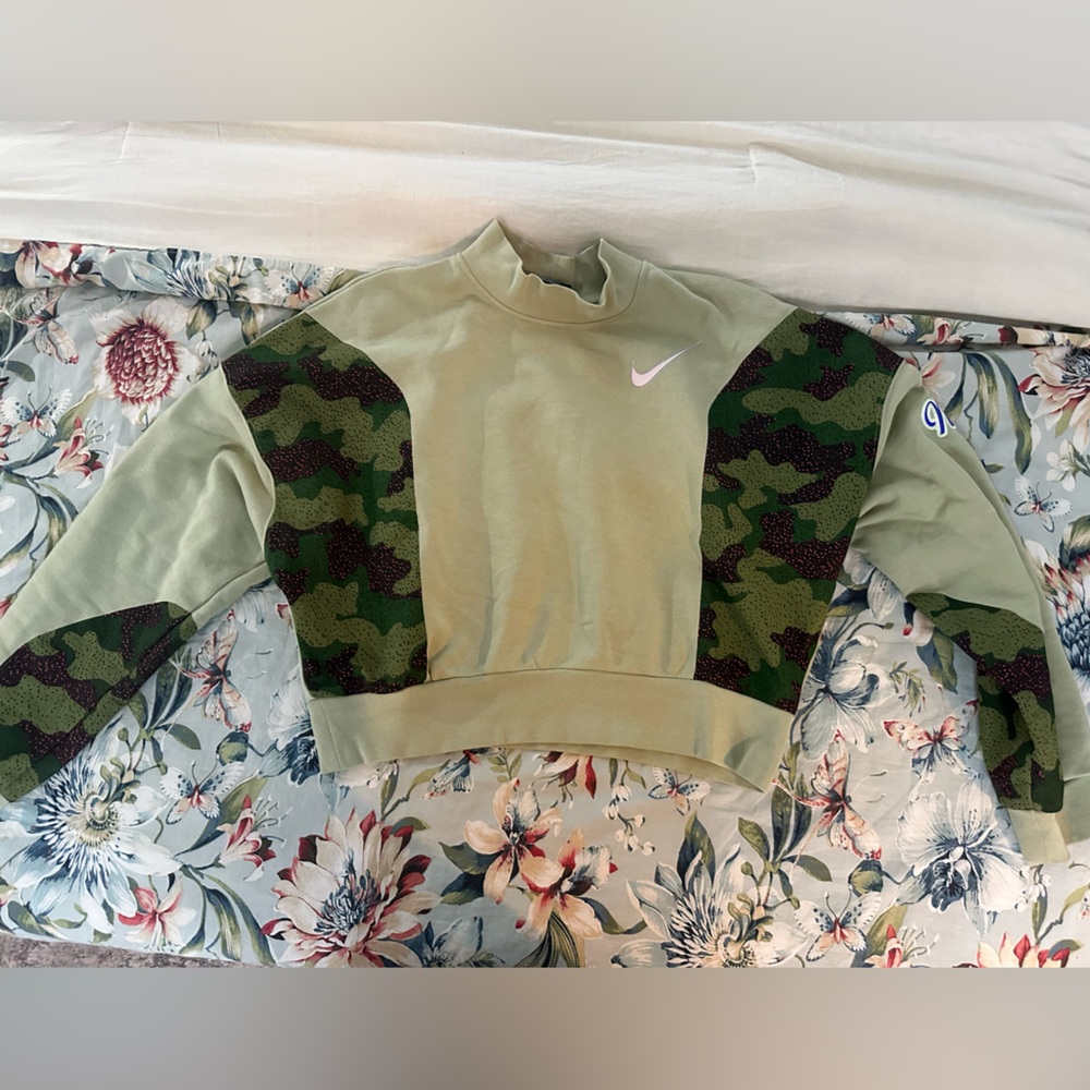 Nike Green Military Sweater